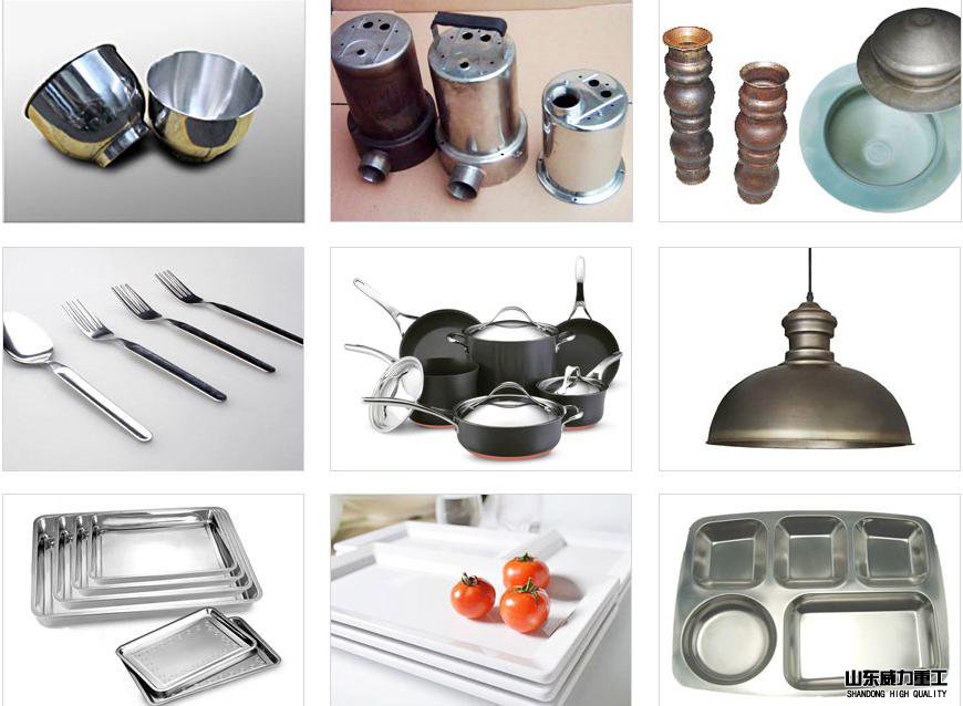 不銹鋼制品專用油壓機加工生產(chǎn)實例