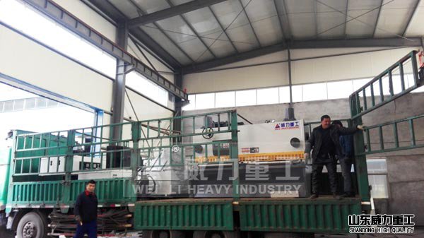 400噸三梁四柱油壓機、剪板機發(fā)貨圖